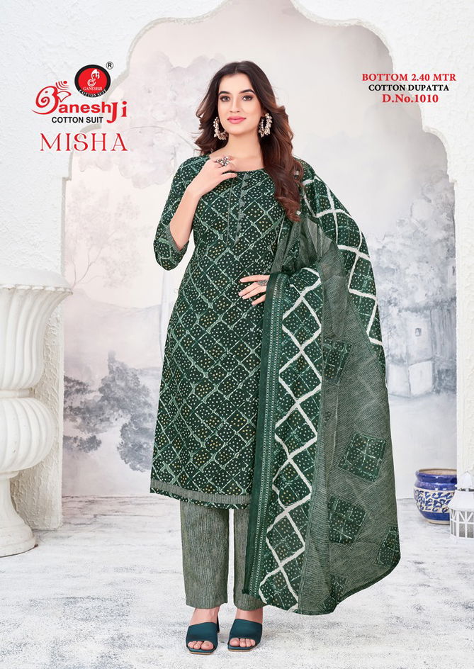 Misha Vol 1 By Ganeshji Printed Cotton Dress Material Wholesale Market In Surat
